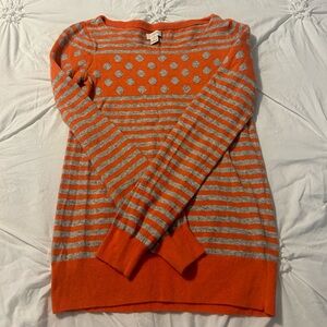 J crew orange sweater